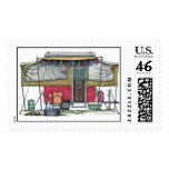 Pop Up Camper Trailer Camping Stamps