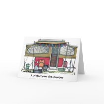 Pop Up Camper Trailer Note Cards
