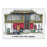 Pop Up Camper Trailer Note Cards
