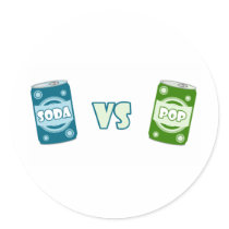 Pop vs Soda stickers