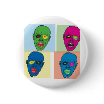 Pop Zombie Pins
