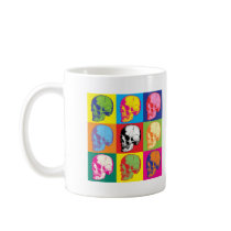 Popart skulls mugs by nassosvakalis Popart skulls mugs
