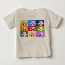 Popart Teddies Infant Creeper t-shirts