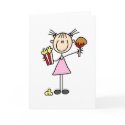 Popcorn And Caramel Apple At The Fair Card by stick_figures Popcorn And Caramel Apple At The Fair Card