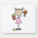 Popcorn And Caramel Apple At The Fair Mousepad