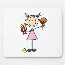 Popcorn And Caramel Apple At The Fair Mousepad by stick_figures Popcorn And Caramel Apple At The Fair Mousepad