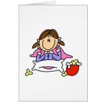 Popcorn And Pajamas Card by stick_figures Popcorn And Pajamas Card