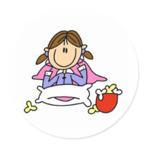 Popcorn And Pajamas Sticker by stick_figures Popcorn And Pajamas Sticker