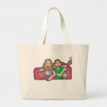 Popcorn at the Movies Canvas Bags