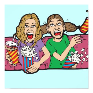Popcorn at the Movies Poster print