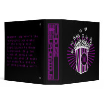 Popcorn Avery Binder by HouseEuphonious Popcorn Avery Binder