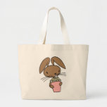 Popcorn Bunny Tote Bags