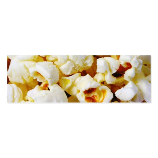 Popcorn Business Card (back side)