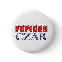 Popcorn Czar Pinback Buttons