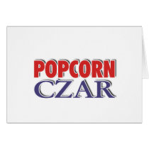 Popcorn Czar Greeting Card