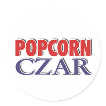 Popcorn Czar Sticker