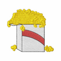 Popcorn embroidered shirts by ZazzleEmbroidery Popcorn embroidered shirts