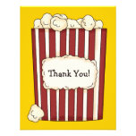 Popcorn Flat Thank You Card Invitation