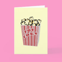 Popcorn greeting card that you create!