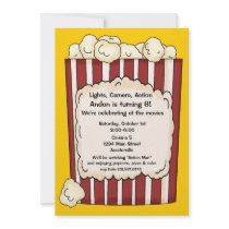 Popcorn Invitation