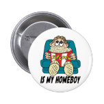 Popcorn is My Homeboy T-shirts Gifts Button