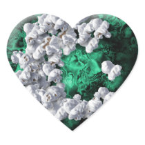 Popcorn Lover Collection Heart Sticker
