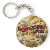 Popcorn Lover Gifts and Apparel Keychain