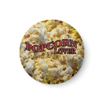 Popcorn Lover Gifts and Apparel magnets by janbalaya Popcorn Lover Gifts and Apparel magnets
