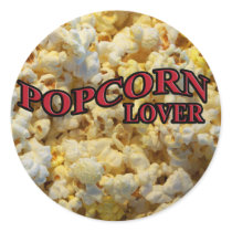 Popcorn Lover Gifts and Apparel stickers by janbalaya Popcorn Lover Gifts and Apparel stickers