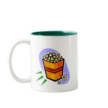 Popcorn mugs by claricardoza Popcorn mugs