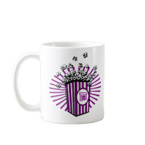 Popcorn Mug (light background) by HouseEuphonious Popcorn Mug (light background)