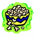 Popcorn Acrylic Cut Outs