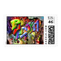 POPCORN postage by JAZZYART POPCORN postage