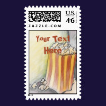 Popcorn Postage stamps