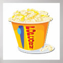 Popcorn Poster Print print