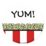 Popcorn Round Stickers