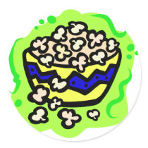Popcorn stickers
