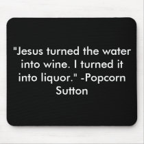 Popcorn Sutton mousepads by thriftstorebaby Popcorn Sutton mousepads