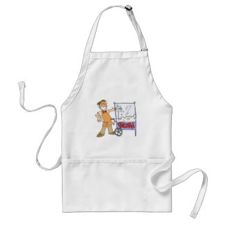 popcorn vendor movie popcorn cart apron