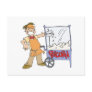 popcorn vendor movie popcorn cart post cards