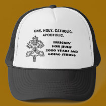 pope0000, ONE. HOLY. CATHOLIC. APOSTOLIC., Truc... hats by J_thor pope0000, ONE. HOLY. CATHOLIC. APOSTOLIC., Truc... hats
