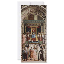 Pope Aeneas Piccolomini Canonize Catherine Rack Cards