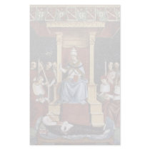 Pope Aeneas Piccolomini Canonize Catherineien Personalized Stationery