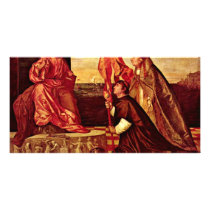 Pope Alexander Vi.Empfielt Jacopo Pesaro To St. Pe Personalized Photo Card