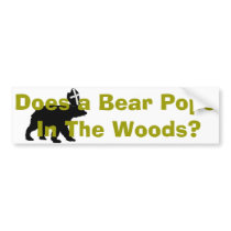 Pope Bear 2013 Bumper Stickers