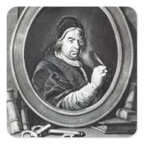 Pope Benedict XIV Square Stickers