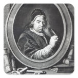 Pope Benedict XIV Square Stickers