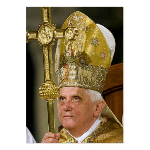 Pope Benedict XVI Business Card Templates (front side)