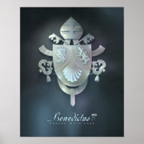 Pope Benedicts Coat of Arms Print