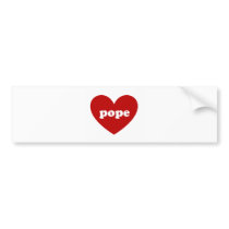 Pope Bumper Sticker